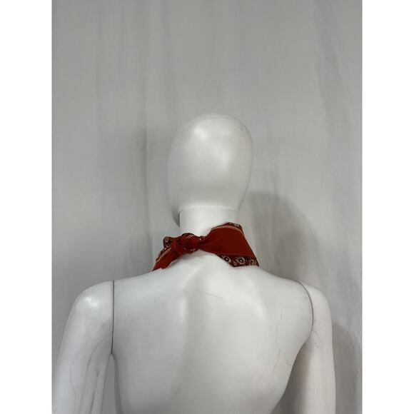 Sézane Floral Red Scarf Size TU / OS - Picture 3 of 5